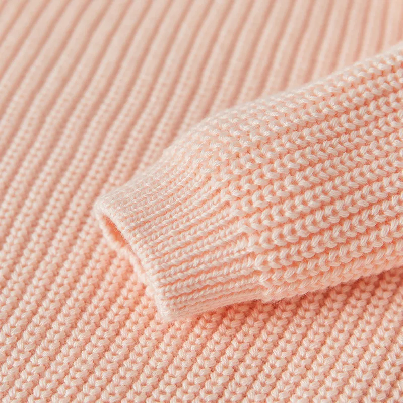 Newborn Knitted Ruffled Baby Sweater Pullover - Image 6