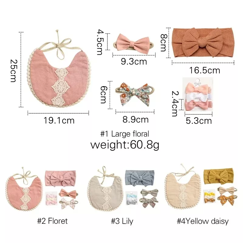 Bow Baby Headband Set - Image 6
