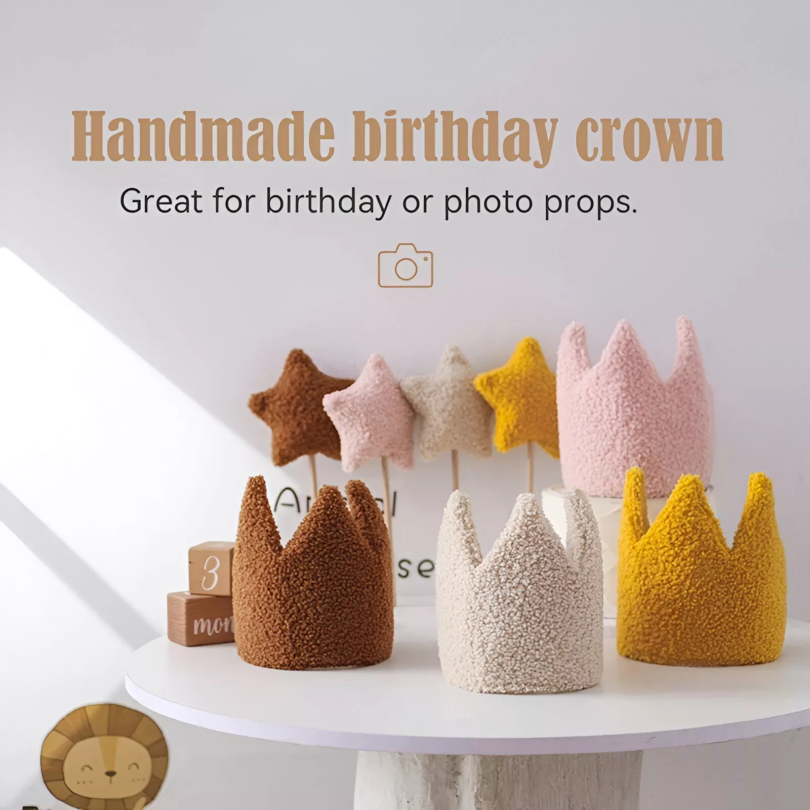 Baby Birthday Party Crown Set - Image 2