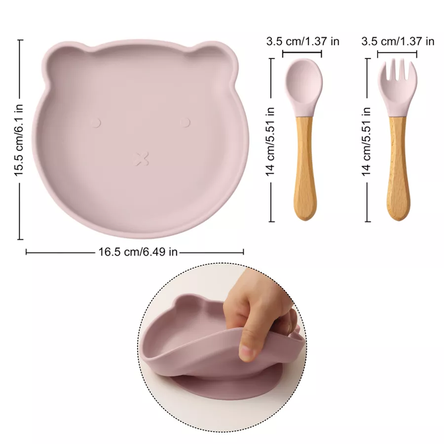 Baby Silicone Tableware Set - Image 7