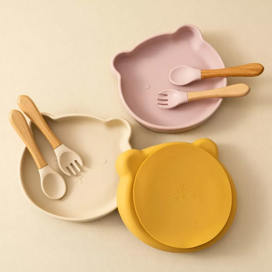 Baby Silicone Tableware Set - Image 4