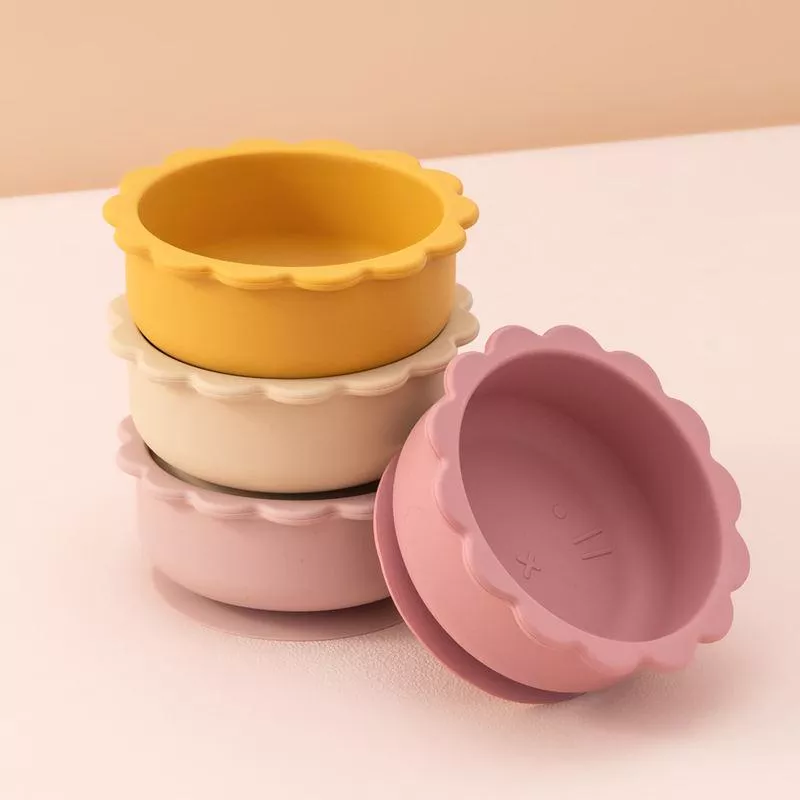 Baby Silicone Lion Bowl with Suction – BPA Free Baby Tableware