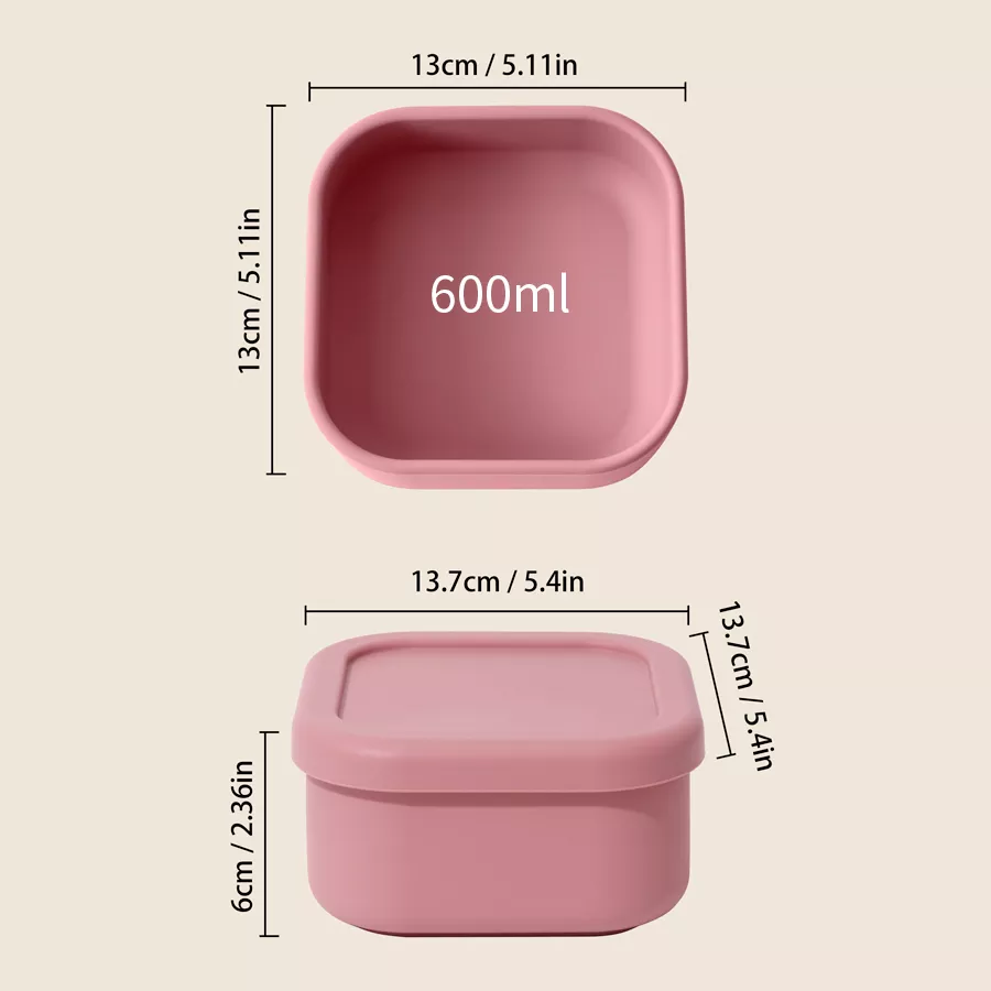 Silicone Baby Lunch Box with Single Compartment - Image 7