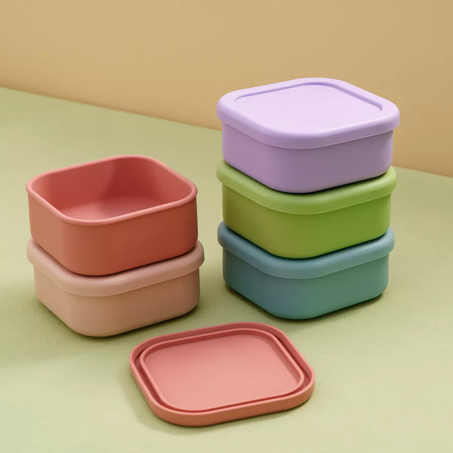 Silicone Baby Lunch Box with Single Compartment - Image 2
