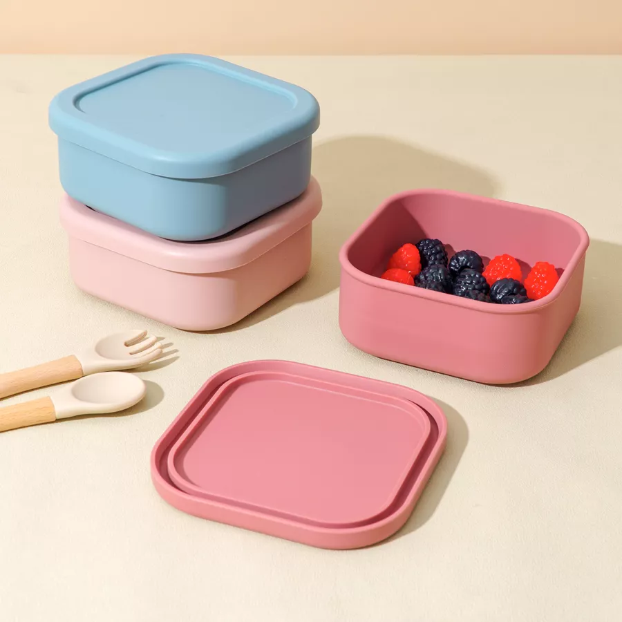 Silicone Baby Lunch Box with Single Compartment - Image 5