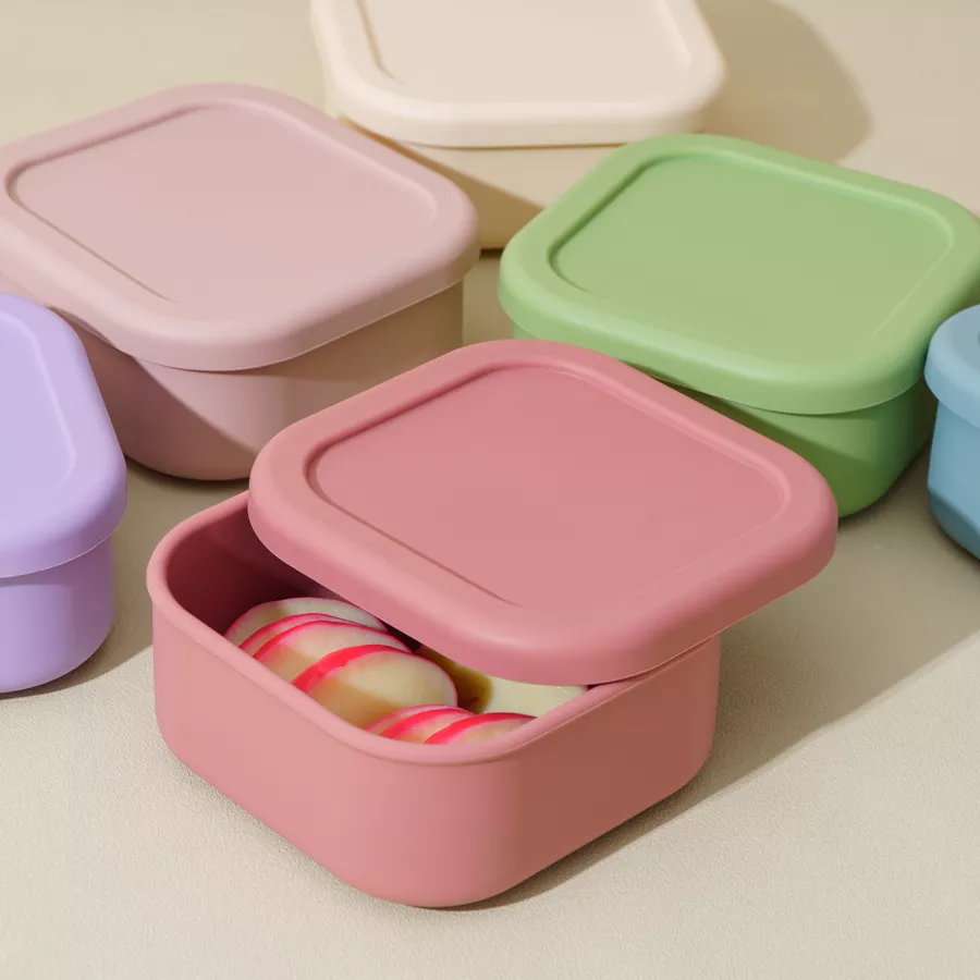 Silicone Baby Lunch Box with Single Compartment - Image 4