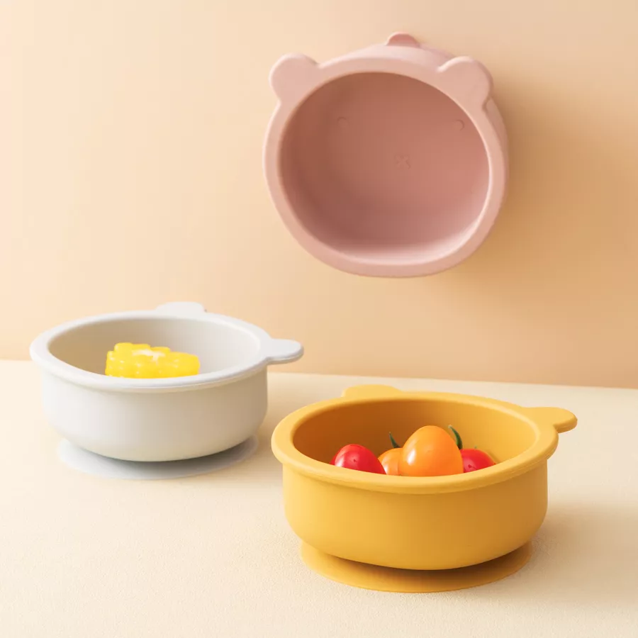 Silicone Baby Suction Bowl Dinner Set - Image 4