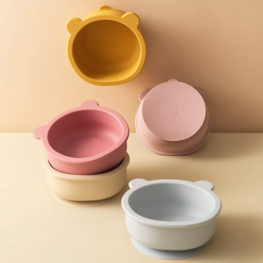 Silicone Baby Suction Bowl Dinner Set - Image 2