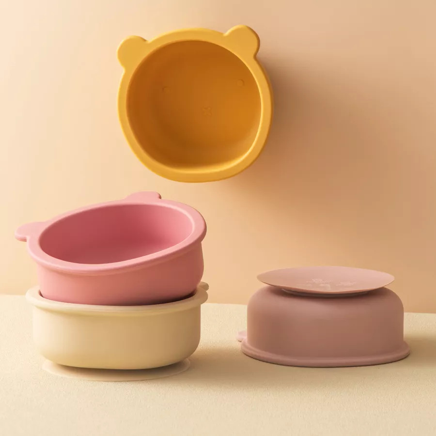 Silicone Baby Suction Bowl Dinner Set - Image 3