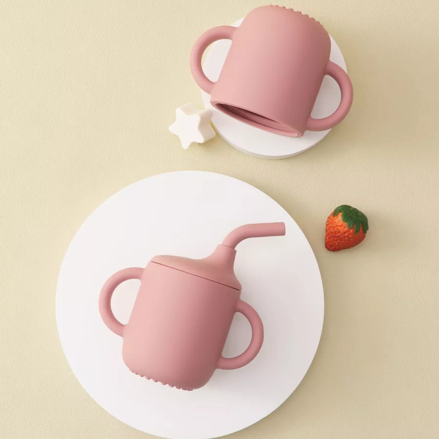 Silicone Baby Sippy Cup with Double Handles – Training & Portable Drinkware - Image 5