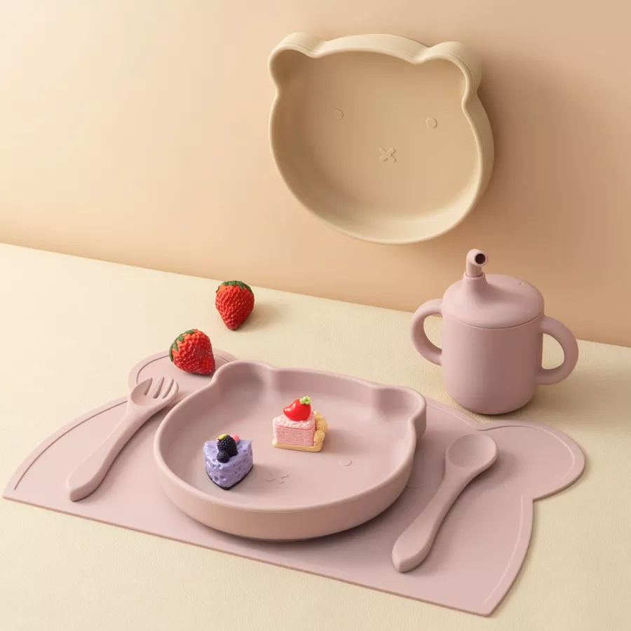 5-Piece Baby Silicone Tableware Set - Image 5