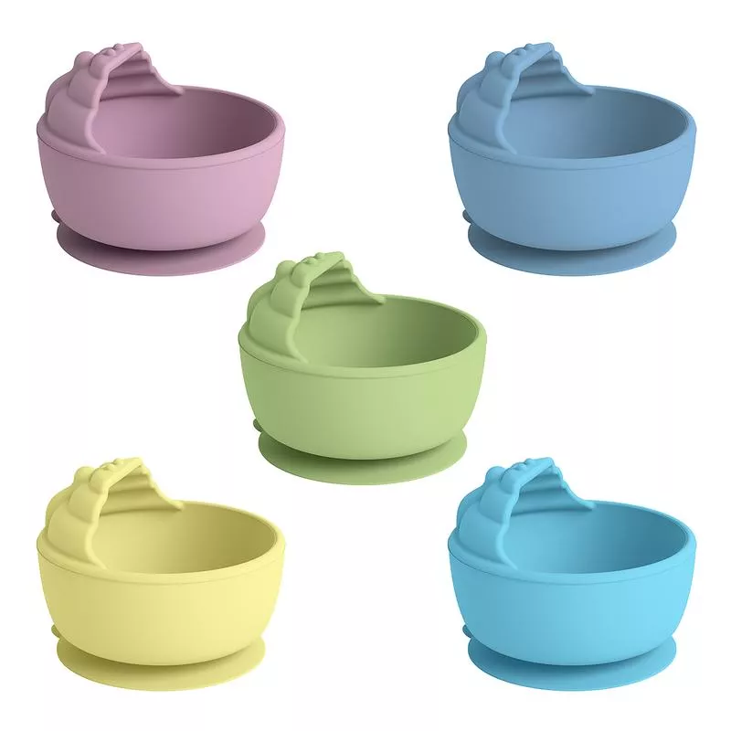 Silicone Suction Bowl for Babies - Non-Slip, BPA-Free, Easy to Clean