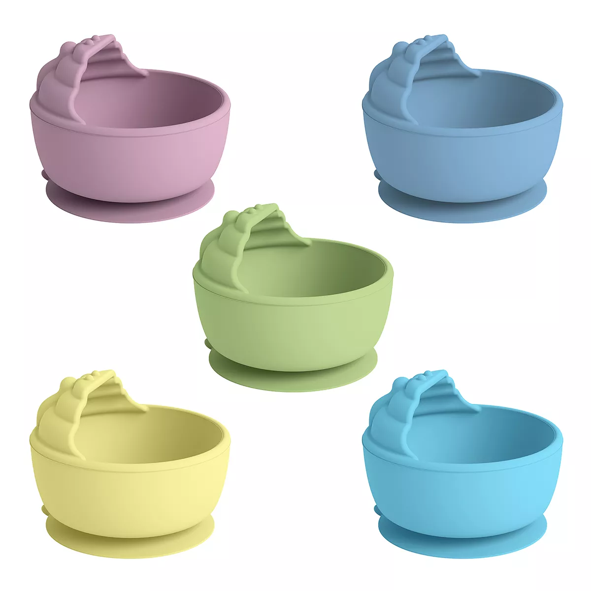 Silicone Suction Bowl for Babies - Non-Slip, BPA-Free, Easy to Clean - Image 2