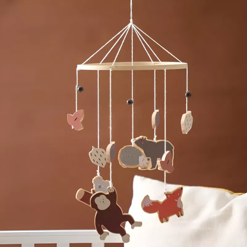 Wooden Baby Rattle Toy for Newborns - Image 4