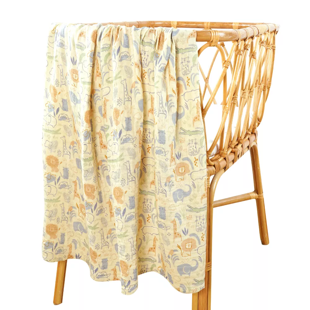 Soft Muslin Baby Swaddle Blanket - Image 2