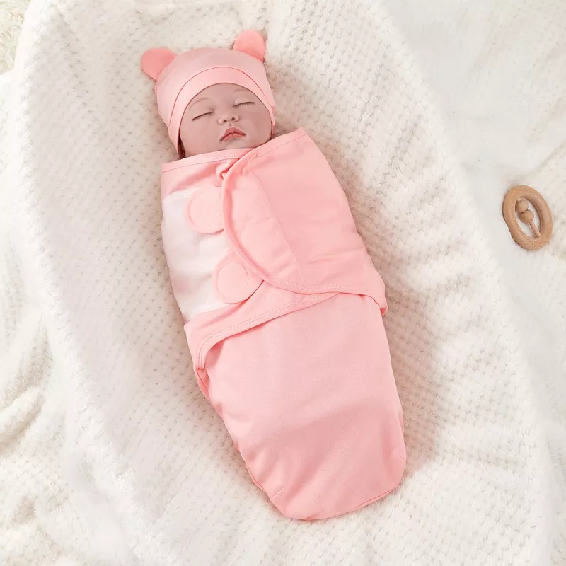 Baby Anti-Shock Cotton Swaddle Wrap for Newborns - Image 2