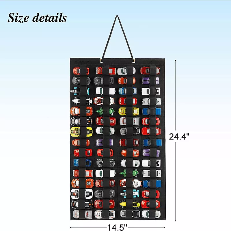 Hanging Wall Organizer for Toy Car Display – Large Capacity Storage - Image 5