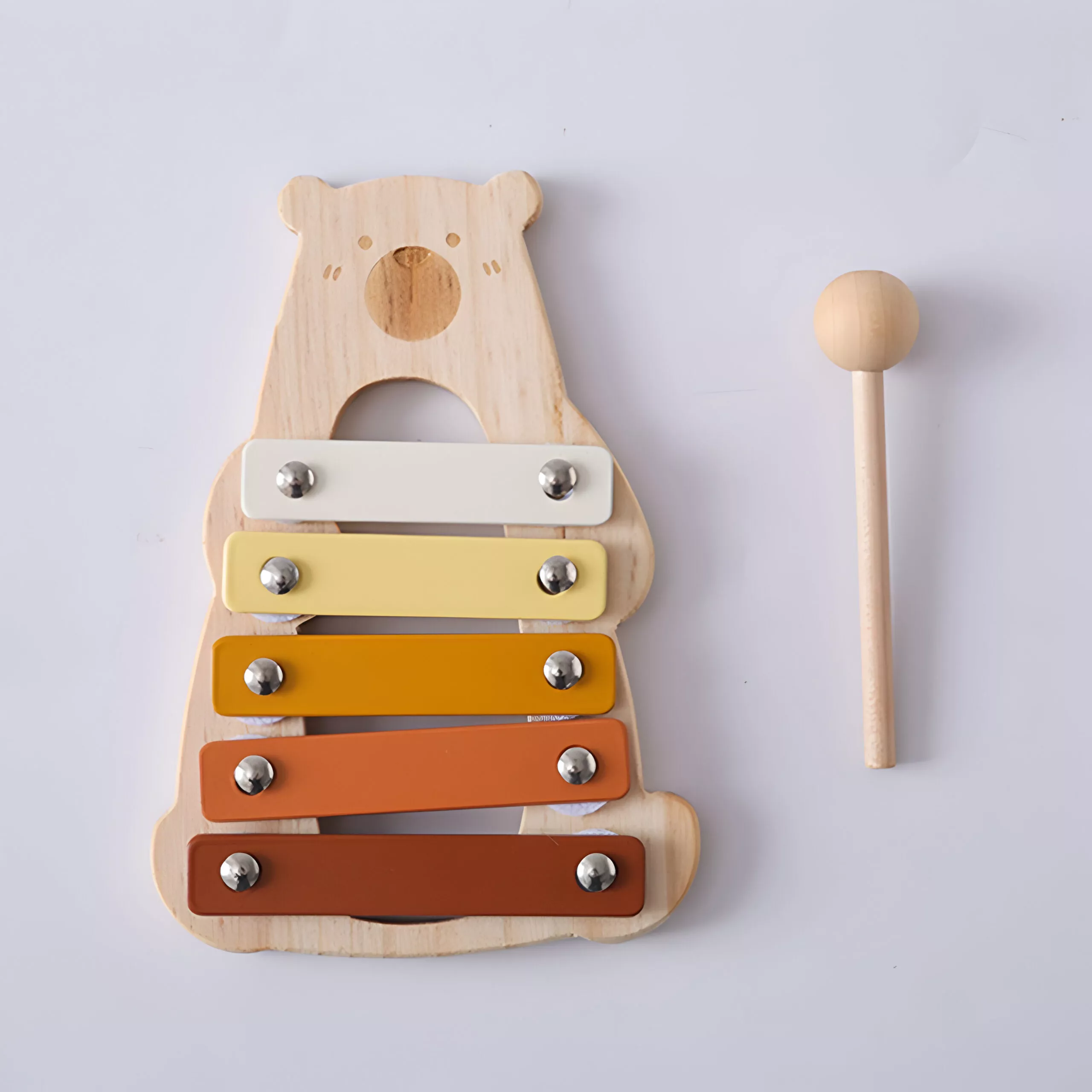Montessori Wooden Bear Percussion Instrument Toy - Image 6