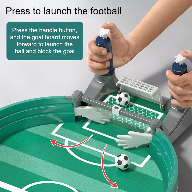 Portable Family Soccer Table Game - Image 3