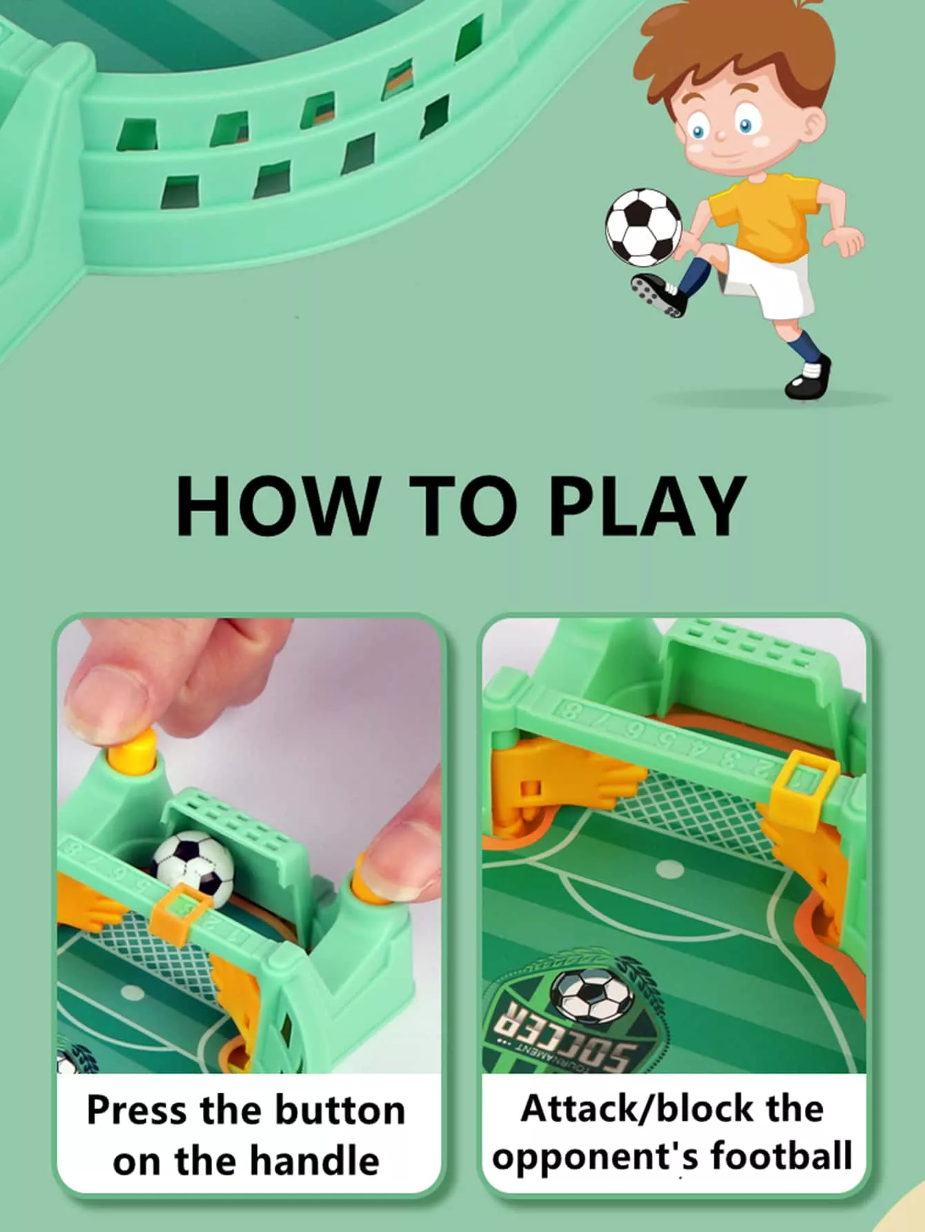Mini Tabletop Soccer Game - Image 6