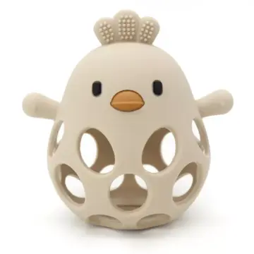Cartoon Chick Baby Teether Glove