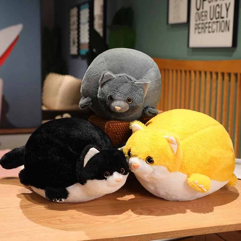 Adorable Round Animal Plush Toys - Image 2