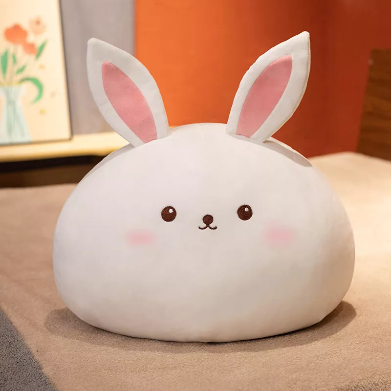 Adorable Round Rabbit Plush Toy - Image 2
