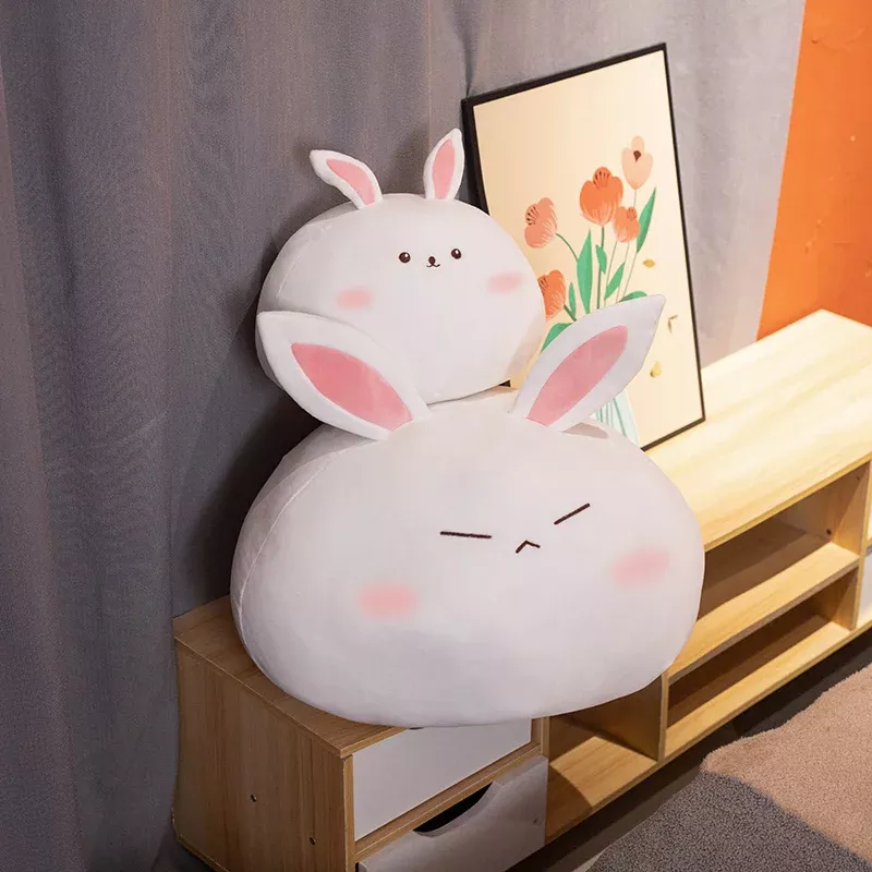 Adorable Round Rabbit Plush Toy - Image 5