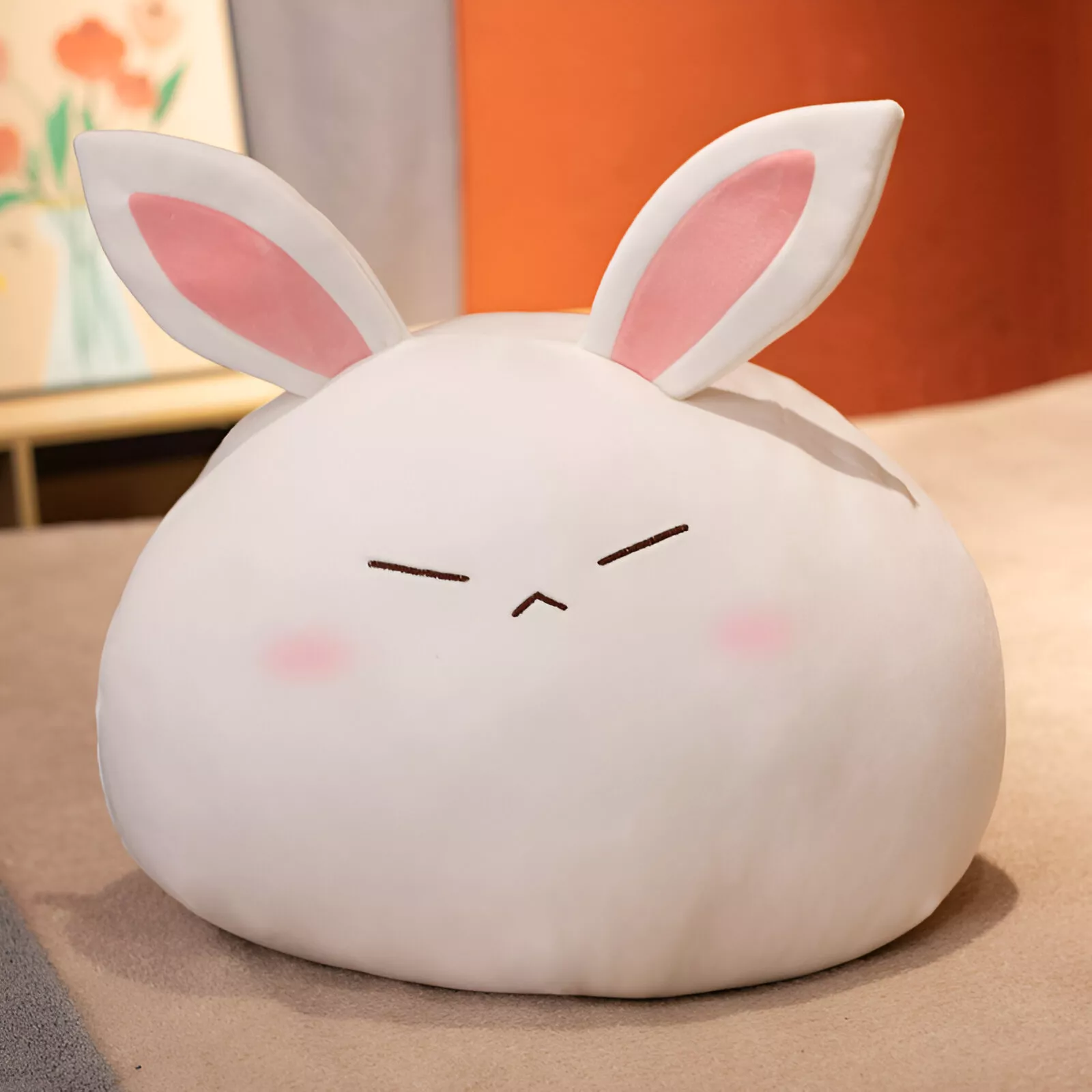Adorable Round Rabbit Plush Toy - Image 6