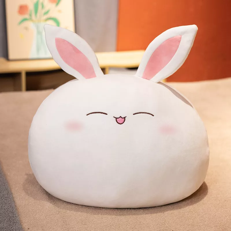 Adorable Round Rabbit Plush Toy - Image 4