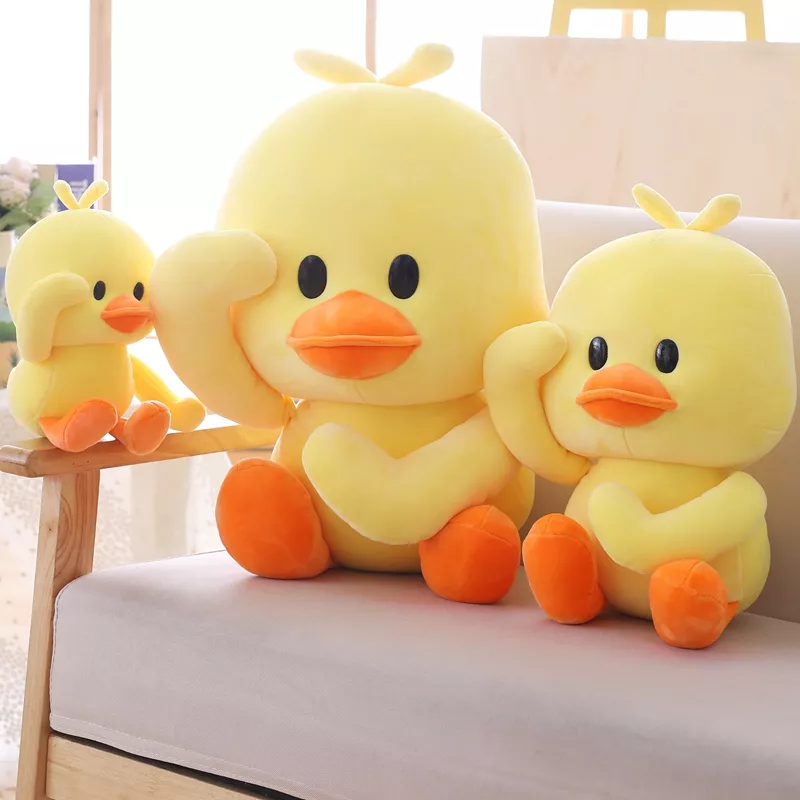 Adorable Yellow Duck Plush Toy - Image 5
