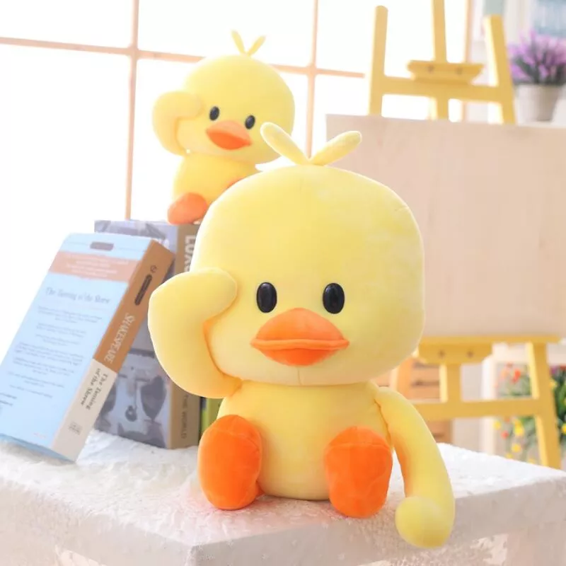 Adorable Yellow Duck Plush Toy - Image 4