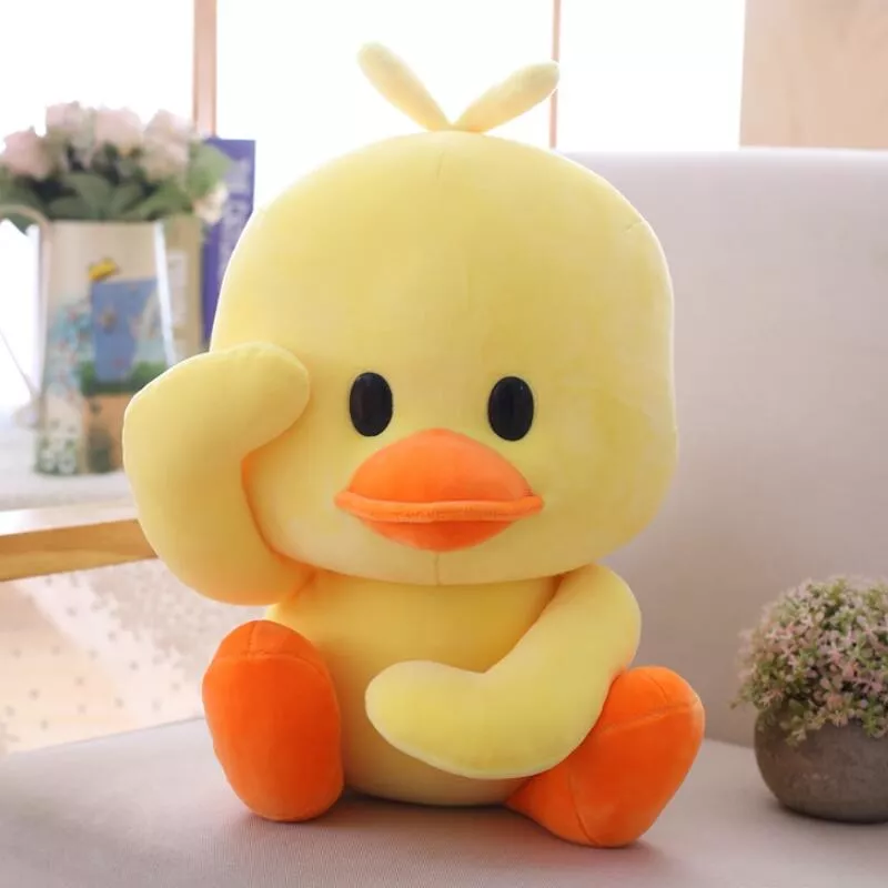 Adorable Yellow Duck Plush Toy - Image 2