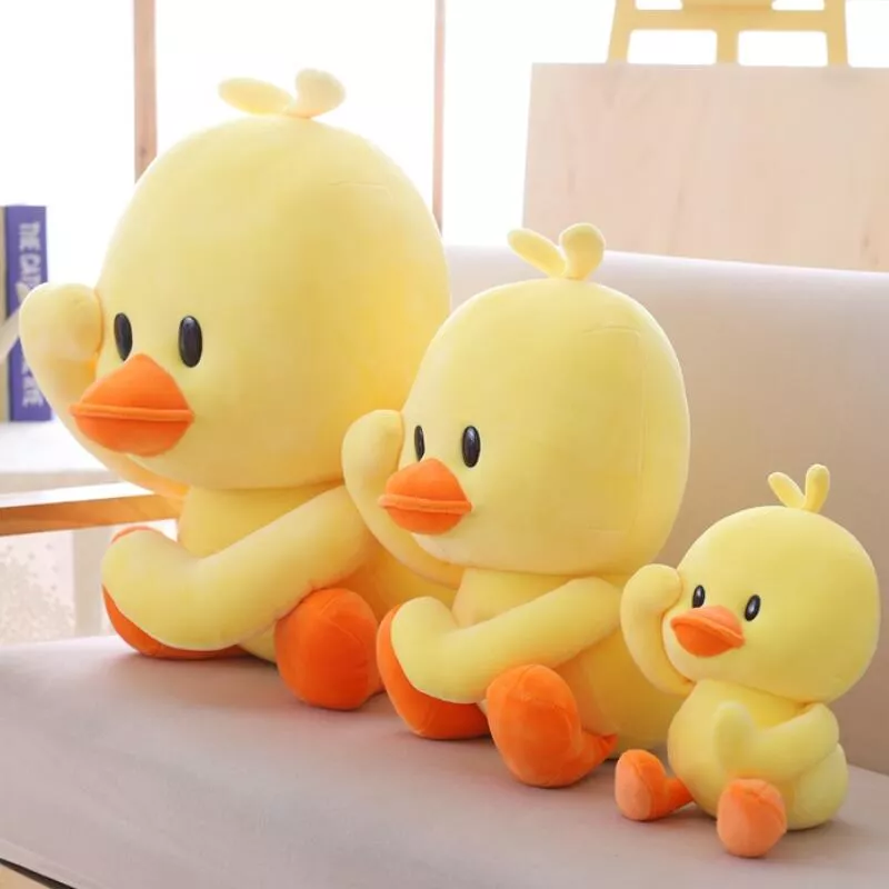 Adorable Yellow Duck Plush Toy - Image 3