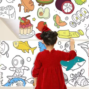 Children’s DIY Coloring Paper Roll