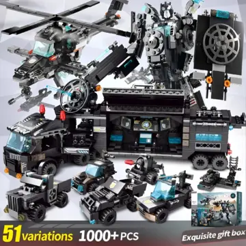 1000+ PCS Police Station Headquarters Building Set for Kids