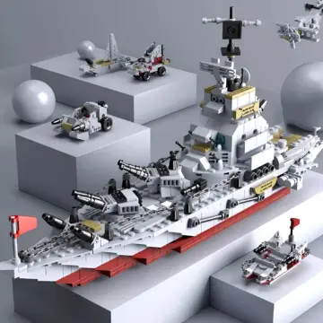 884-Piece Ocean Cruiser Warship Building Set