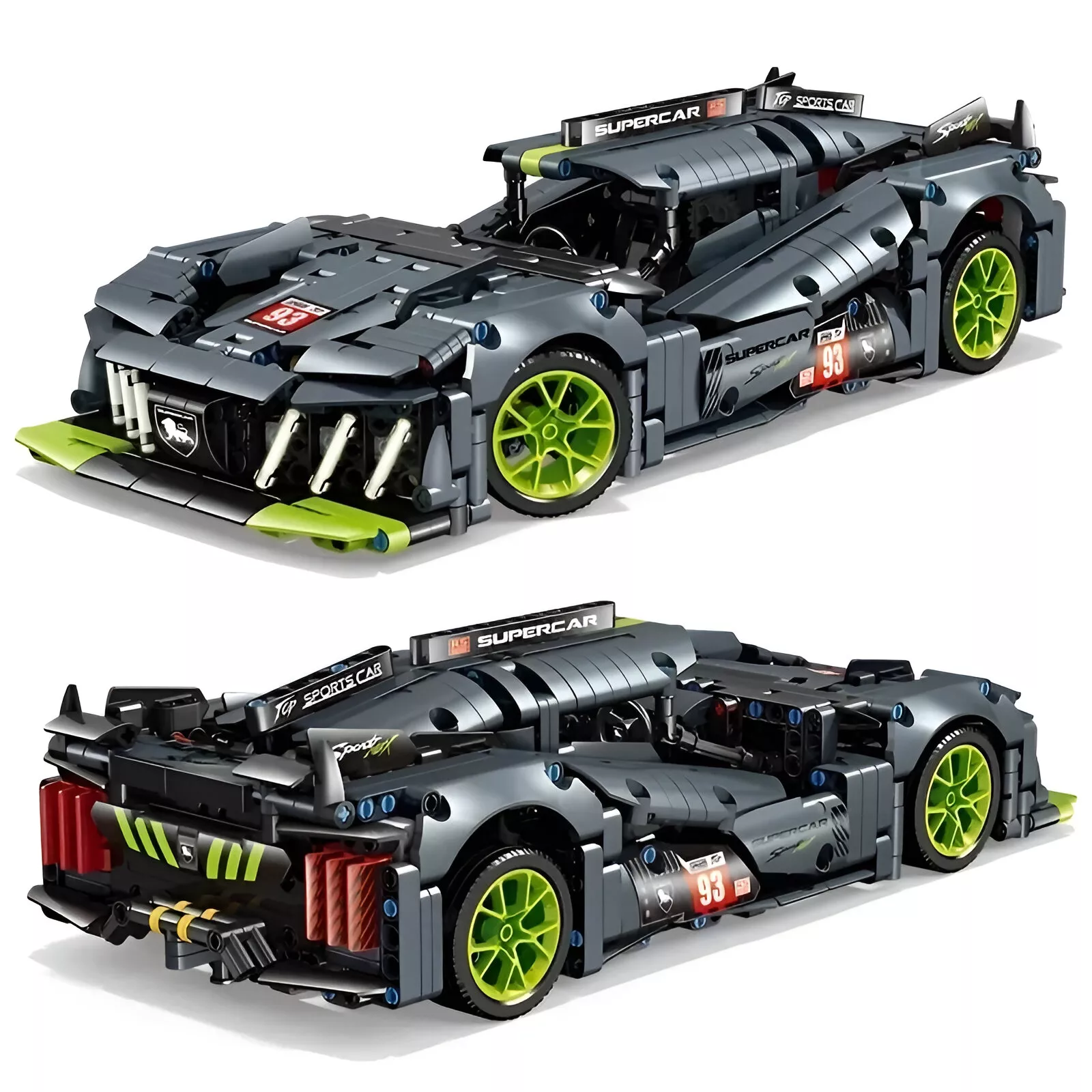 1:14 Scale Building Block Racing Car Kit
