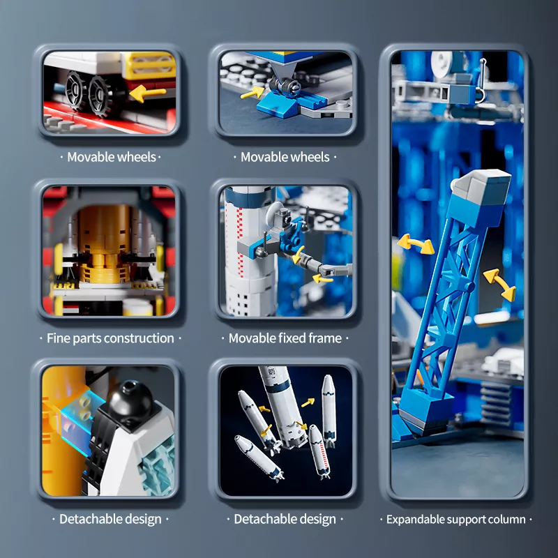 Launch Center Lunar Lander Building Blocks Set - Image 6