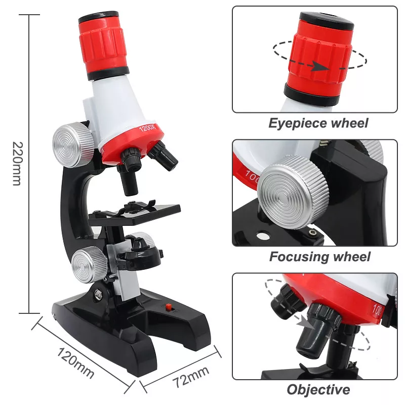 1200X Monocular Kids Microscope - Image 7
