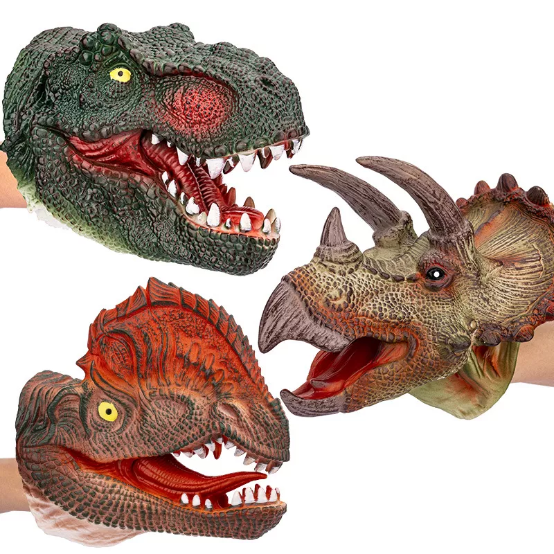 Realistic Dinosaur Hand Puppet - Image 4