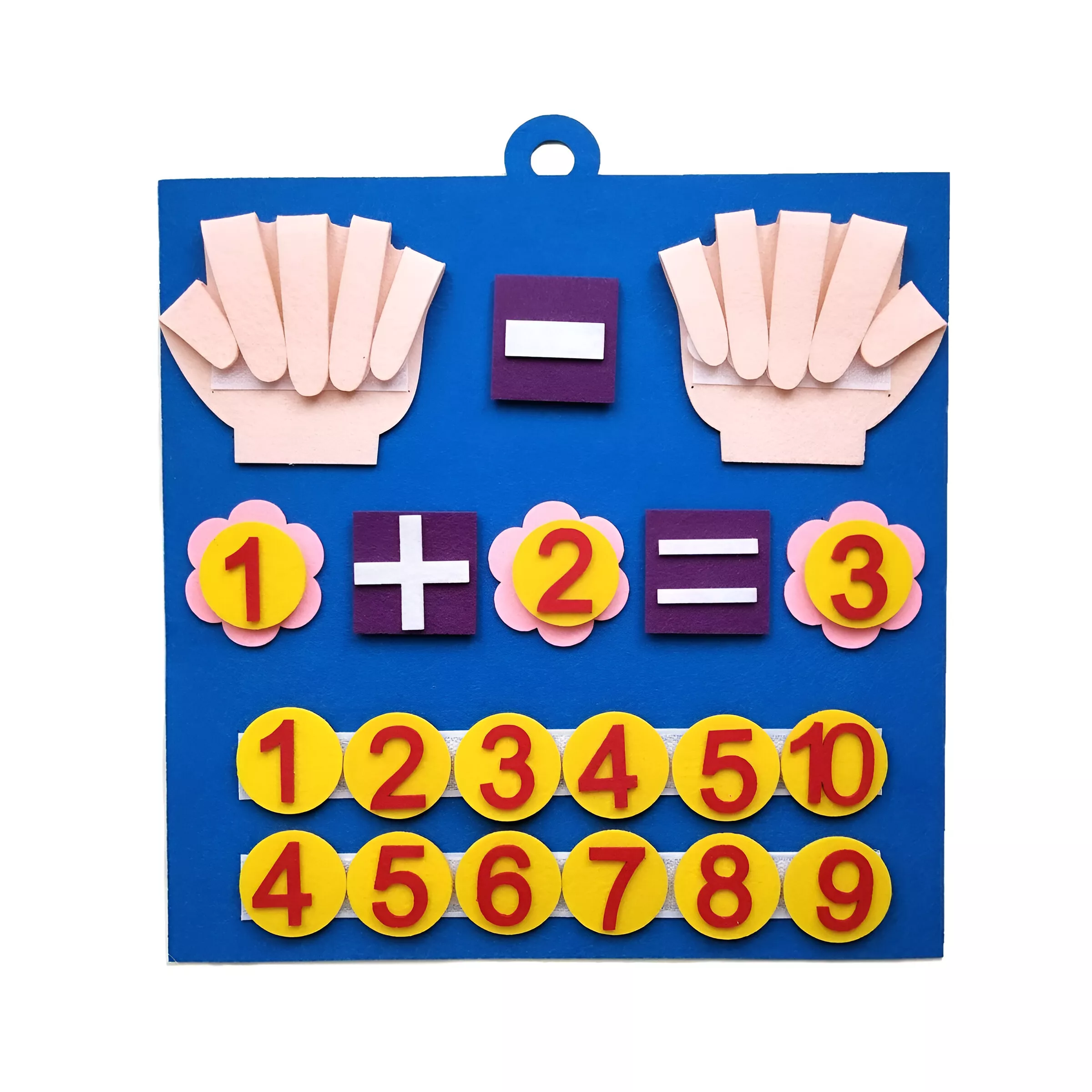 Montessori Felt Finger Counting Math Toy - Image 4