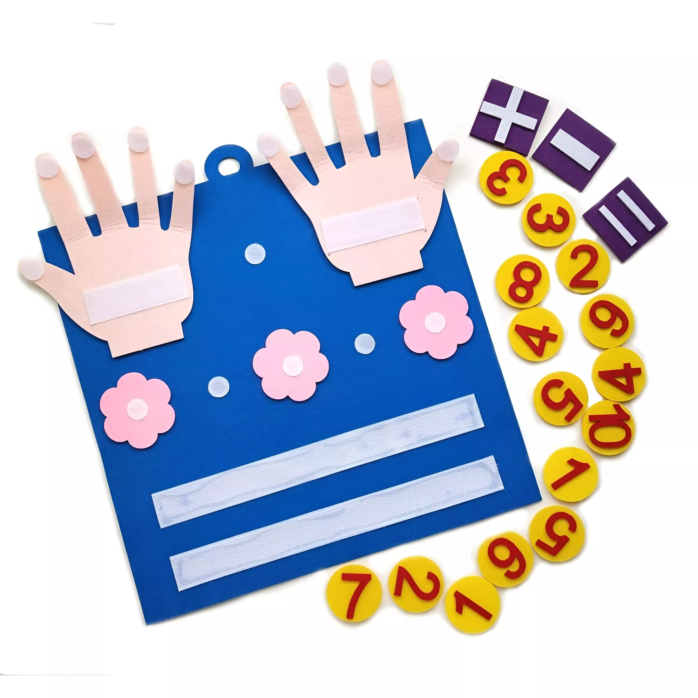 Montessori Felt Finger Counting Math Toy - Image 5