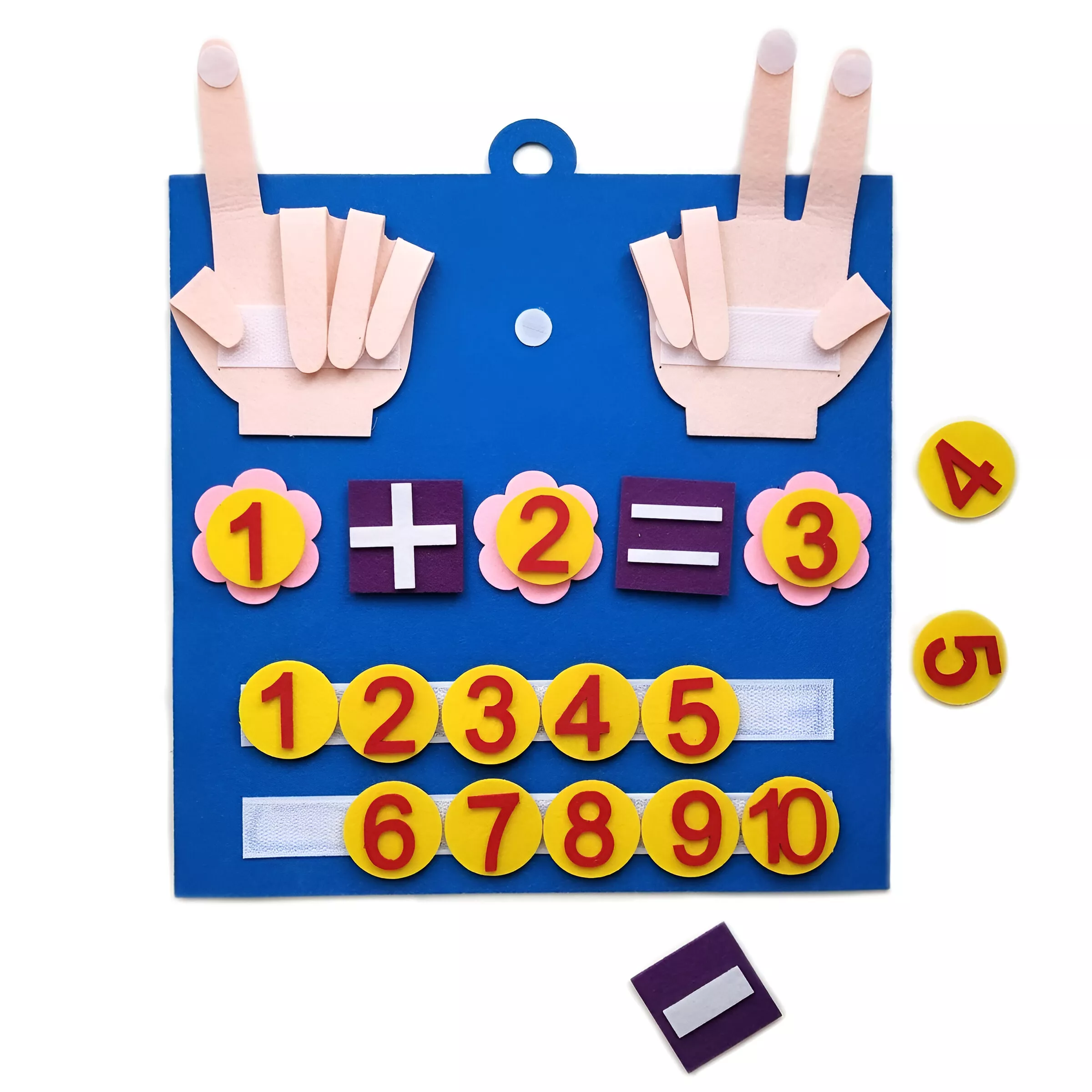 Montessori Felt Finger Counting Math Toy - Image 3