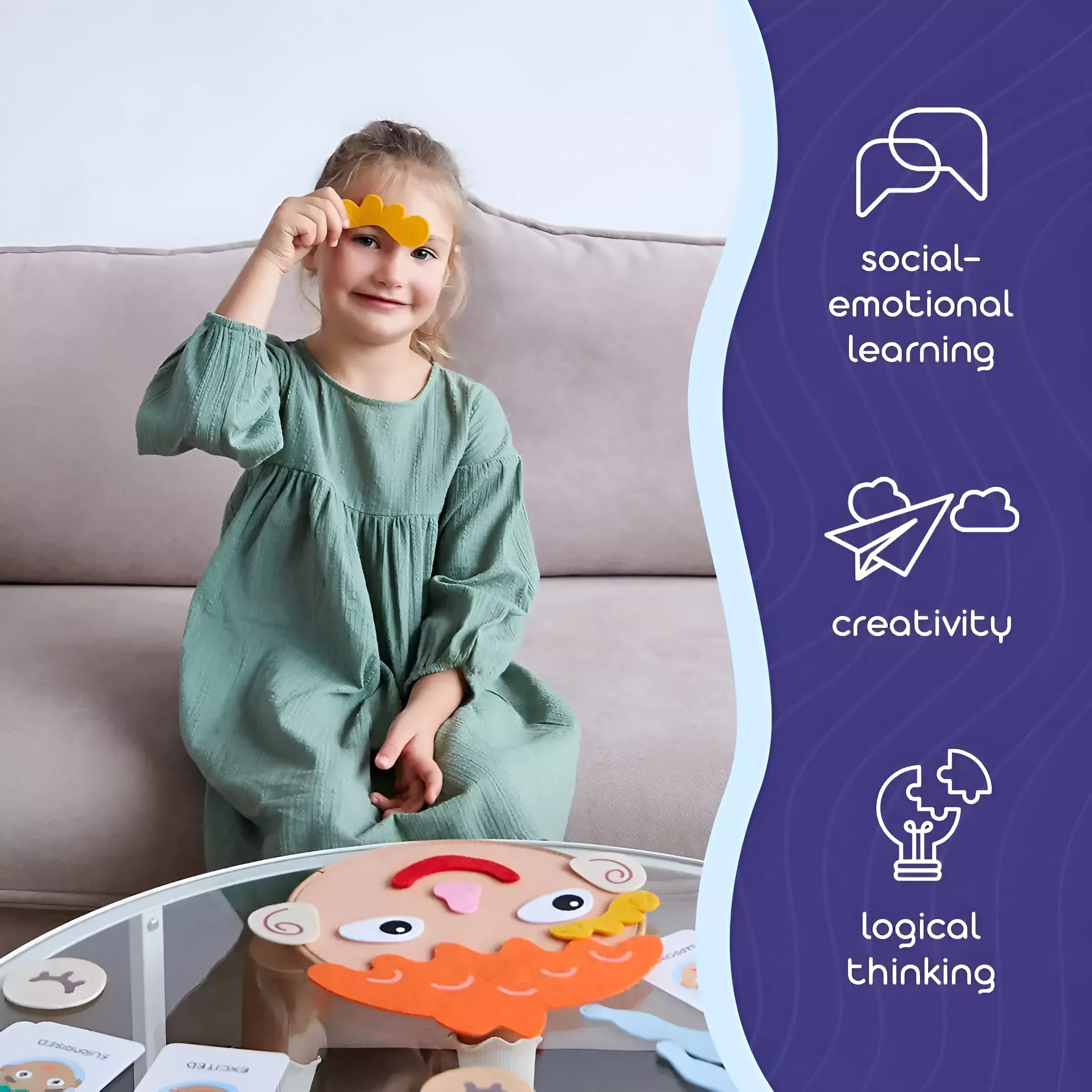Kids Montessori Emotions Learning Game - Image 4