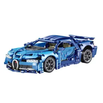 1:14 Scale Bluce Sports Car MOC Building Blocks Kit (1259 Pcs)