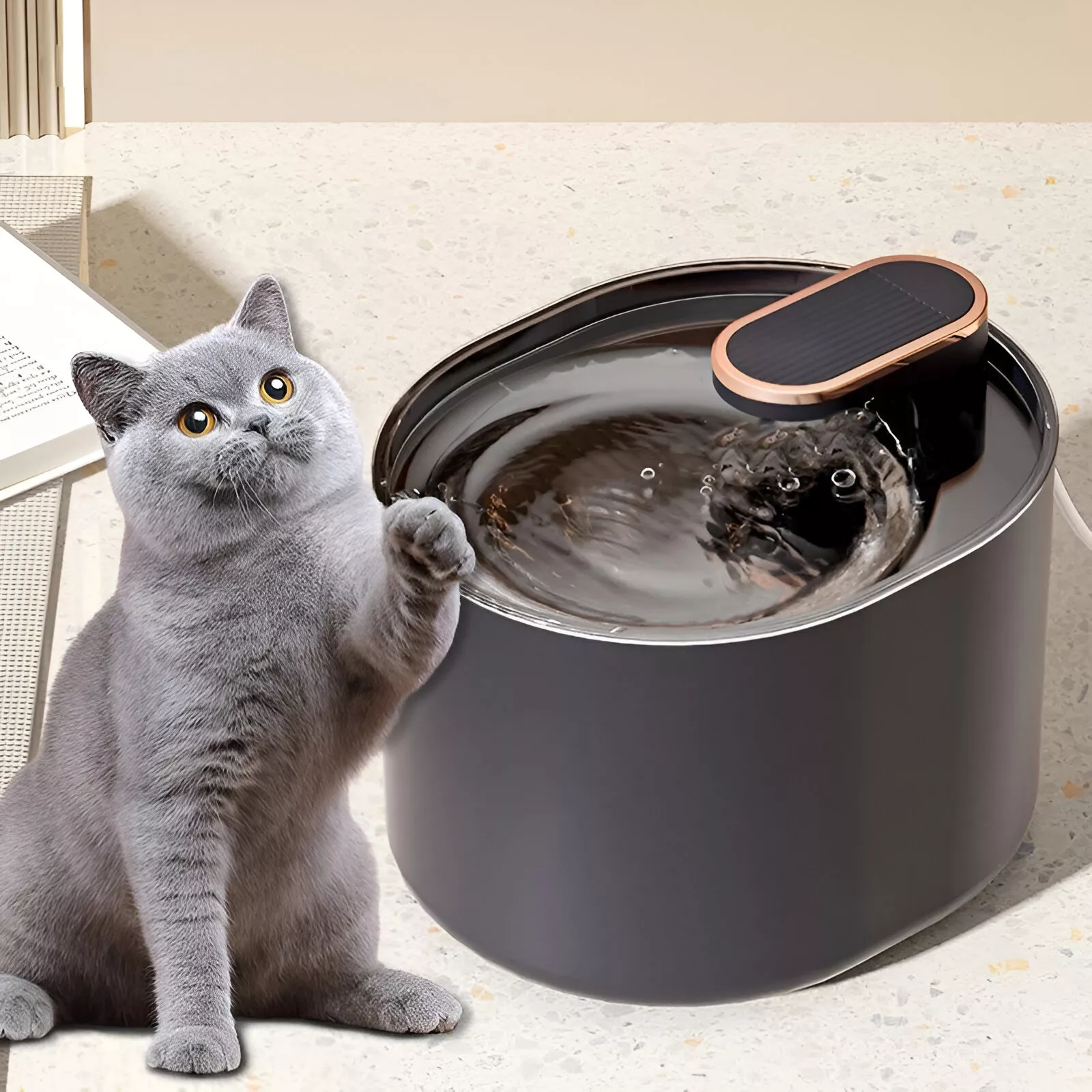 3L Automatic Cat and Dog Water Fountain with Ultra-Quiet Pump and Triple Filtration - Image 2