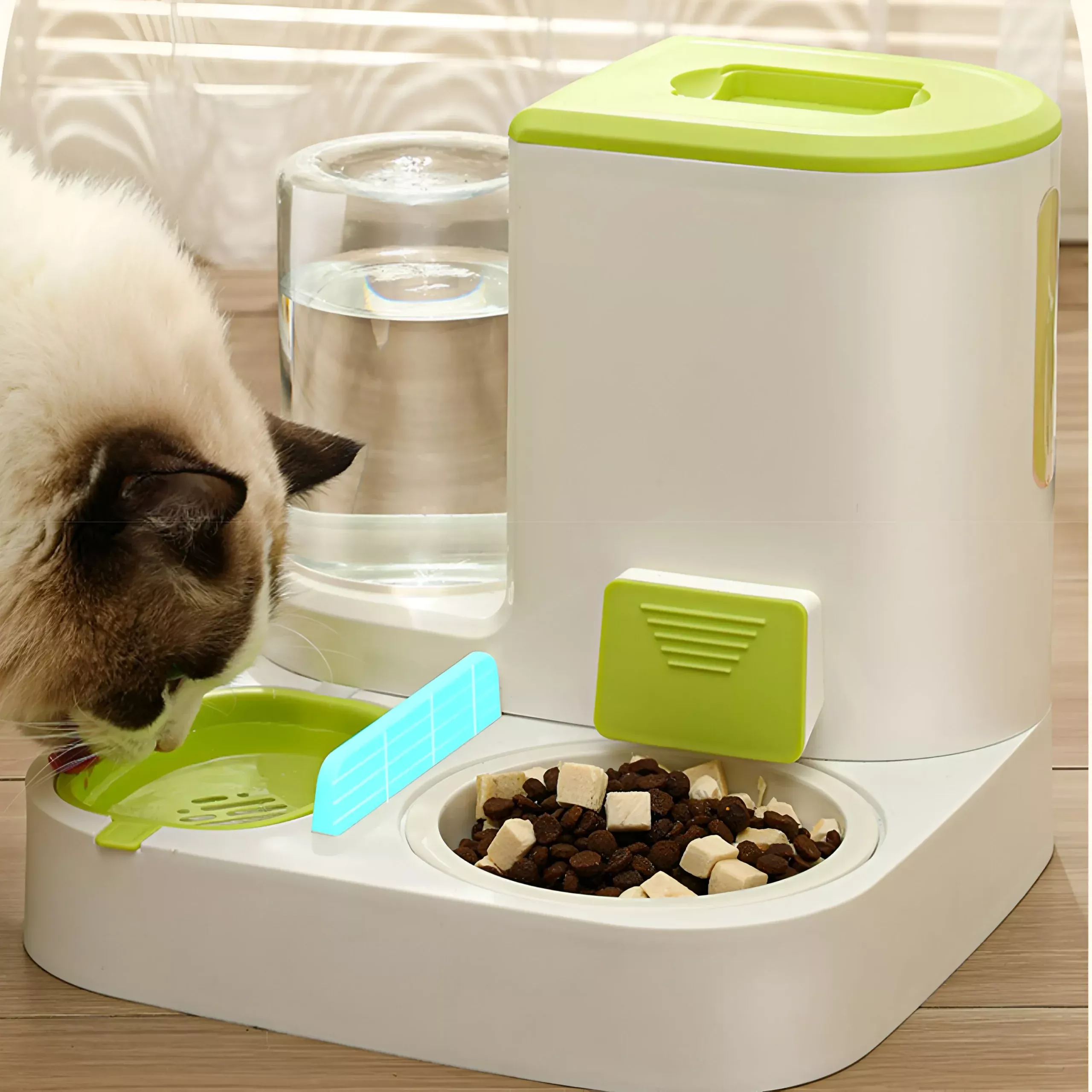 Automatic Cat & Dog Water Feeder with Large Capacity and Food Bowl Separation - Image 3