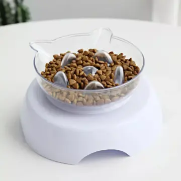 15° Tilted Slow Feeder Cat Bowl