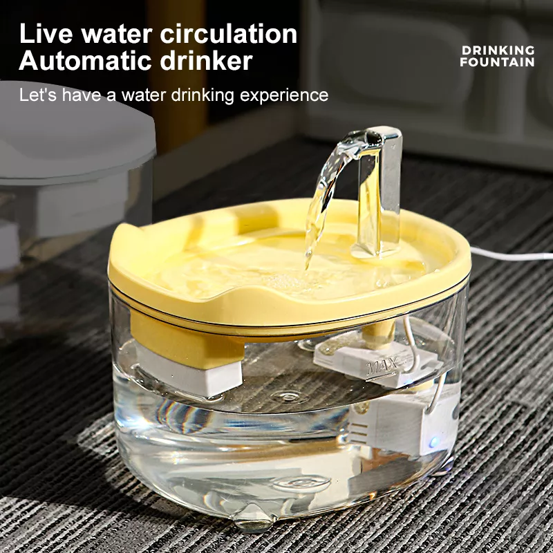 Intelligent Anti-Burn Pet Water Dispenser with Active Circulation for Cats & Dogs - Image 2